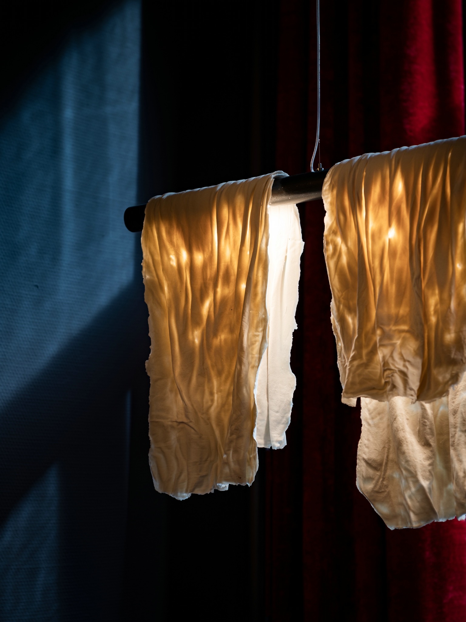 Unieke verlichting- hanglamp- kunst- detail – handgemaakt- porselein